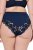 Ulla Popken 852930 Culottes en dentelle Bleu marine - Culottes - 