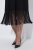 Ulla Popken 852937 Robe en jersey Noir - Robes en jersey - 