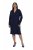 Ulla Popken 853077 Robe en maille à manches longues Bleu marine - Robes en maille - 