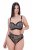 Ulla Popken 853106 Strings à imprimé animal Noir - Culottes - 