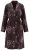 Ulla Popken 853204 Peignoir fleuri Marron - Robes de chambre & peignoirs - 