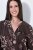 Ulla Popken 853204 Peignoir fleuri Marron - Robes de chambre & peignoirs - 