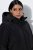Ulla Popken 853351 Veste matelassée Sympatex imperméable à capuche Noir - Vestes - Vestes femme grande taille
