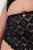 Ulla Popken 853495 Culottes à fleurs lot de 3 Noir - Culottes - 