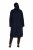 Ulla Popken 853646 Manteau en laine à col chemise Bleu marine - Manteaux - Manteaux femme grande taille