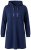 Ulla Popken 853652 Robe en velours à capuche Bleu marine - Robes de soirée - Robes de soirée grande taille