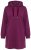 Ulla Popken 853652 Robe sweat à manches longues et capuche Rouge baie - Robes - Robes pour toutes les tailles