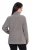 Ulla Popken 853668 Veste polaire à col montant Gris - Vêtements en laine polaire - 