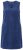 Ulla Popken 853697 Robe en velours côtelé sans manches à col V Bleu marine - Robes d'été - Robes d'été grande taille