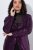 Ulla Popken 853770 Veste à sequins Prune - Vestes - Vestes femme grande taille
