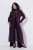 Ulla Popken 853770 Veste à sequins Prune - Vestes - Vestes femme grande taille
