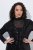 Ulla Popken 853770 Veste à sequins Noir - Vestes - Vestes femme grande taille