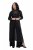 Ulla Popken 853770 Veste à sequins Noir - Vestes - Vestes femme grande taille