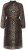 Ulla Popken 853788 Robe en mousseline à imprimé animal Marron clair - Robes maxi - Robes maxi grande taille