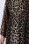 Ulla Popken 853788 Robe en mousseline à imprimé animal Marron clair - Robes maxi - Robes maxi grande taille