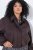 Ulla Popken 853792 Veste en suédine Marron - Vestes - Vestes femme grande taille