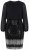 Ulla Popken 853810 Robe à sequins Noir - Robes de soirée - Robes de soirée grande taille