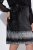 Ulla Popken 853810 Robe à sequins Noir - Robes de soirée - Robes de soirée grande taille