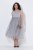 Ulla Popken 853879 Robe mi-longue trapèze Gris - Robes midi - Robes midi grande taille