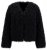 Ulla Popken 853894 Veste courte en fausse fourrure Noir - Vestes - Vestes femme grande taille