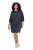 Ulla Popken 853946 Robe à manches 3/4 Vert olive - Robes - Robes pour toutes les tailles
