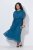 Ulla Popken 854031 Robe longue sans manches Pétrole - Robes maxi - Robes maxi grande taille