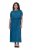 Ulla Popken 854031 Robe longue sans manches Pétrole - Robes maxi - Robes maxi grande taille