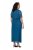 Ulla Popken 854031 Robe longue sans manches Pétrole - Robes maxi - Robes maxi grande taille