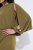 Ulla Popken 854048 Robe longue à manches longues Vert olive - Robes maxi - Robes maxi grande taille