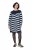 Ulla Popken 854095 Robe en maille à manches longues Bleu marine - Robes - Robes pour toutes les tailles