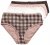Ulla Popken 854114 Culottes à carreaux lot de 5 Taupe - Culottes - 