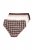 Ulla Popken 854114 Culottes à carreaux lot de 5 Taupe - Culottes - 