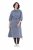 Ulla Popken 854413 Robe mi-longue à cordon Gris - Robes midi - Robes midi grande taille