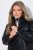 Ulla Popken 854795 Veste motard en similicuir Noir - Vestes - Vestes femme grande taille