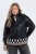 Ulla Popken 854795 Veste motard en similicuir Noir - Vestes - Vestes femme grande taille