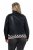 Ulla Popken 854795 Veste motard en similicuir Noir - Vestes - Vestes femme grande taille