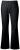 Ulla Popken 854910 Pantalon stretch chaud à taille élastique Noir - Pantalons en tissu - Pantalons fluides femme grande taille