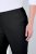 Ulla Popken 854910 Pantalon stretch chaud à taille élastique Noir - Pantalons en tissu - Pantalons fluides femme grande taille