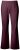Ulla Popken 854910 Pantalon stretch chaud à taille élastique Aubergine - Pantalons en tissu - Pantalons fluides femme grande taille