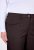 Ulla Popken 854987 Pantalon stretch chaud à ceinture confort Brun acajou - Pantalons en tissu - Pantalons fluides femme grande taille