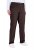 Ulla Popken 854987 Pantalon stretch chaud à ceinture confort Brun acajou - Pantalons en tissu - Pantalons fluides femme grande taille