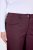 Ulla Popken 854987 Pantalon stretch chaud à ceinture confort Aubergine - Pantalons en tissu - Pantalons fluides femme grande taille