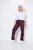 Ulla Popken 854987 Pantalon stretch chaud à ceinture confort Aubergine - Pantalons en tissu - Pantalons fluides femme grande taille