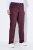 Ulla Popken 854987 Pantalon stretch chaud à ceinture confort Aubergine - Pantalons en tissu - Pantalons fluides femme grande taille