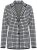 Ulla Popken 855173 Blazer en maille à carreaux Blanc cassé - Blazers - Blazers grande taille pour femme