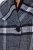 Ulla Popken 855250 Manteau en laine asymétrique à large col Gris chiné - Manteaux - Manteaux femme grande taille
