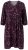 Ulla Popken 855270 Robe en jersey imprimée à col V Noir - Robes en jersey - 