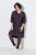 Ulla Popken 855270 Robe en jersey imprimée à col V Anthracite - Robes en jersey - 