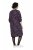 Ulla Popken 855270 Robe en jersey imprimée à col V Anthracite - Robes en jersey - 