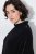 Ulla Popken 855277 Poncho en maille à ourlet pointu et col bateau Noir - Ponchos & capes - 